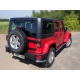 Защита заднего бампера уголки 60 мм ТСС для Jeep Wrangler 5D 2010-2018