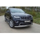 Защита передняя двойная 76-42 мм ТСС для Jeep Grand Cherokee 2013-2021