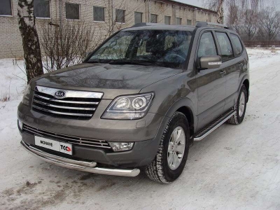 Накладка решётки радиатора 16 мм ТСС для Kia Mohave 2008-2016