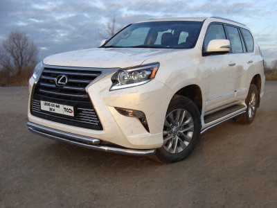 Накладка решётки радиатора 16 мм ТСС для Lexus GX460 2014-2019