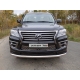 Защита переднего бампера 76 мм ТСС для Lexus LX-570 Sport 2014-2021
