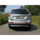 Защита заднего бампера центральная 60 мм ТСС для Mitsubishi Outlander 2012-2014