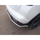 Защита заднего бампера 42 мм ТСС для Nissan Juke 2014-2018