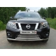 Защита передняя двойная 60/ 42 мм ТСС для Nissan Terrano 2014-2021