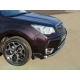 Защита передняя двойная спорт 60-42 мм ТСС для Subaru Forester SJ 2013-2016