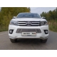 Накладка решётки радиатора 16 мм ТСС для Toyota Hilux 2015-2021