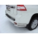 Защита задняя уголки 76х42 мм ТСС для Toyota Land Cruiser 150 2009-2013