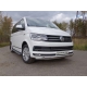 Защита передняя двойная 42-42 мм ТСС для Volkswagen Multivan T6 2015-2021