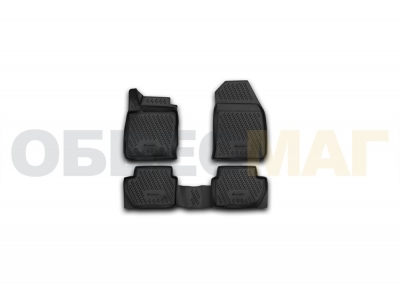 Коврики 3D в салон полиуретан 4 штуки Element для Ford Ecosport 2013-2021