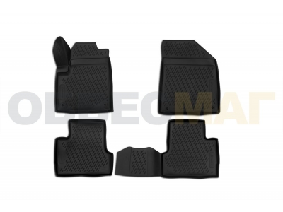 Коврики 3D в салон полиуретан 4 штуки Element для Jeep Cherokee 2013-2018