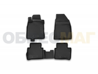 Коврики в салон полиуретан 4 штуки Element для Nissan Tiida 2004-2014 NLC.36.21.210