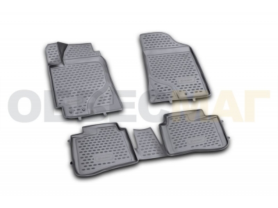 Коврики 3D в салон полиуретан 4 штуки Element для Kia Cerato 2009-2012