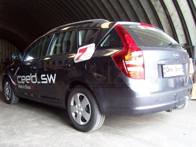 Фаркоп оцинкованный Galia шар BMA съёмный на универсал для Kia Ceed 2007-2012