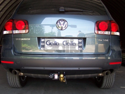 Фаркоп оцинкованный Galia шар C съемный для Volkswagen Touareg/Porsche Cayenne/Audi Q7 2002-2017
