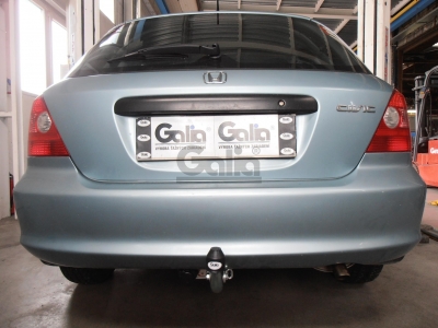Фаркоп оцинкованный Galia шар A на хетчбек 5 дверей для Honda Civic 2000-2003