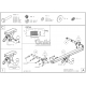 Фаркоп оцинкованный Galia шар A для Subaru Outback 2015-2021