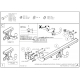 Фаркоп оцинкованный Galia шар C съемный для Mitsubishi ASX/Peugeot 4008/Citroen C4 Aircross 2010-2021