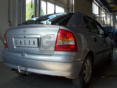 Фаркоп оцинкованный Galia шар A на седан для Opel Astra G 1998-2004