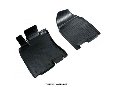 Коврики 3D в салон Norplast полиуретан чёрные передние для Renault Dokker 2012-2021