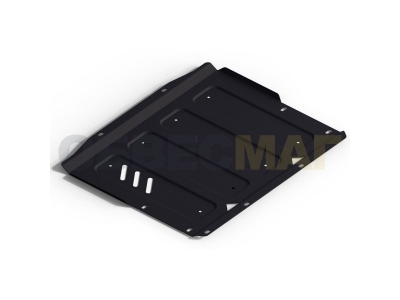 Защита КПП Автоброня для 3,0/3,2D/3,8 сталь 2 мм для Mitsubishi Pajero 3/4 2000-2021