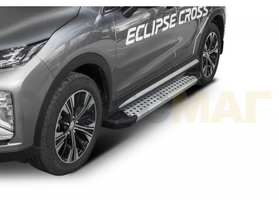 Пороги алюминиевые Rival BMW-Style для Mitsubishi Eclipse Cross 2018-2021