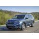 Пороги алюминиевые Rival Silver New для Honda Pilot 2016-2021