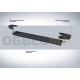 Пороги алюминиевые Rival Black New для Volkswagen Amarok 2016-2021