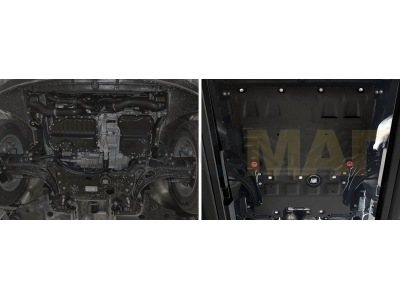 Защита картера + КПП, сталь 2 мм для Volkswagen Teramont 2018-2021