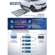 Пороги алюминиевые Rival Premium Black для Skoda Karoq 2020-2021