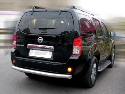 Защита заднего бампера 76 мм для Nissan Pathfinder 2004-2009
