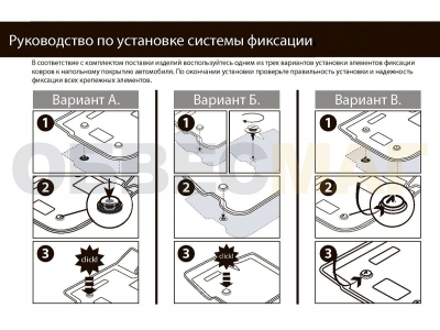 Коврики в салон Rival, полиуретан для Haval F7/F7x 2019-2021