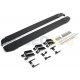 Пороги алюминиевые Rival Black для Haval F7/F7x 2019-2021