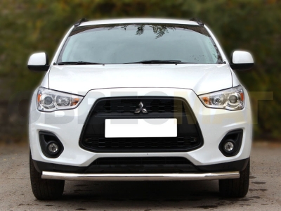 Защита переднего бампера 60 мм для Mitsubishi ASX 2010-2016