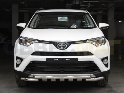 Защита переднего бампера Shark 53 мм для Toyota RAV-4 2015-2019