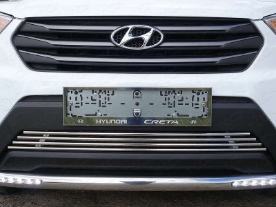 Рамка номерного знака ТСС для Hyundai Creta 2016-2021