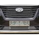 Накладка решетки радиатора 16 мм ТСС для Hyundai H-1 Starex 2019-2021