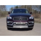 Накладка решётки радиатора 12 мм ТСС для Infiniti QX50 2016-2017