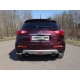 Защита задняя уголки 42 мм ТСС для Infiniti QX50 2016-2017