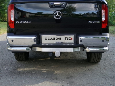 ТСУ Фаркоп ТСС с надписью Mercedes-Benz, шар E для Mercedes-Benz X-Class 2018-2021