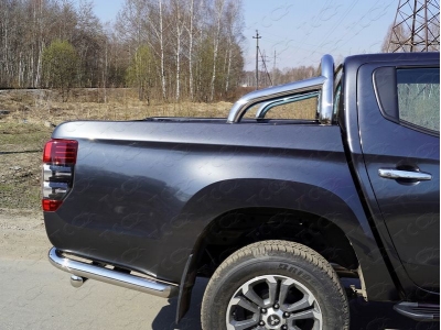 Защита кузова 76,1 мм ТСС для Mitsubishi L200 2019-2021