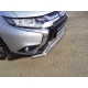 Решетка радиатора нижняя 12 мм для Mitsubishi Outlander 2018-2021