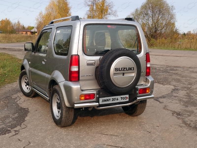 Пороги труба 60 мм ТСС для Suzuki Jimny 2012-2018
