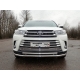 Накладка решётки радиатора 16 мм ТСС для Toyota Highlander 2017-2020