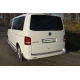 Пороги с площадкой нержавеющий лист 60 мм ТСС для Volkswagen Multivan/Caravelle 2009-2015