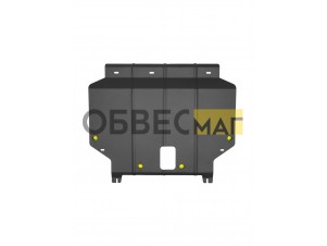 Защита картера и коробки передач для HAVAL F7/F7x 2024-н.в. 2.0 AT бен. FWD, 4WD, Dargo 2022-н.в., H7 2024-н.в. 2.0 AT бен. 4WD NLZ сталь, с крепежом