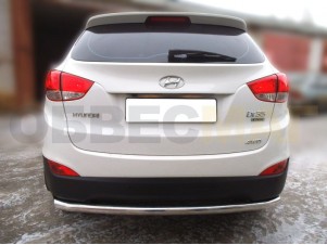 Защита заднего бампера 60 мм для Hyundai ix-35 № HIX35_3