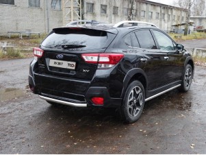 Защита заднего бампера 60 мм для Subaru XV № SUBXV17-23