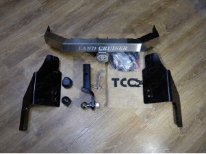 ТСУ Фаркоп ТСС надпись Land Cruiser, шар E нержавеющий для Toyota Land Cruiser 200 № TCU00064N
