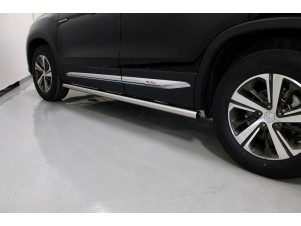 Пороги труба 60 мм для Changan CS75 № CHANCS7520-23
