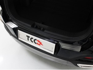 Накладки на задний бампер лист шлифованный с полосой 2 шт для Chery Tiggo 8 № CHERTIG820-07